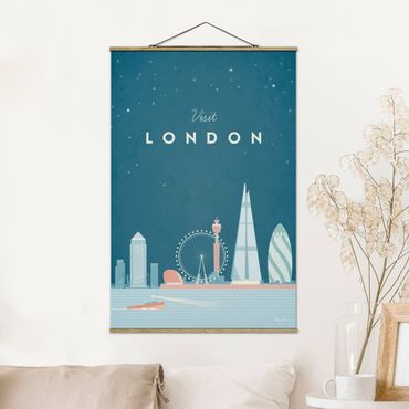Foto su tessuto da parete con bastone - Poster Viaggio - Londra - Verticale 3:2