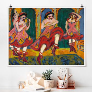 Poster - Ernst Ludwig Kirchner - Czardas Ballerini - Orizzontale 3:4