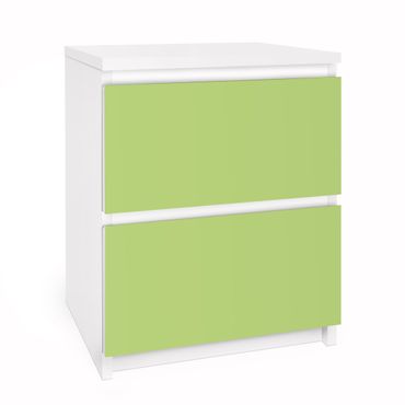 Carta adesiva per mobili IKEA - Malm Cassettiera 2xCassetti - Colour Spring Green