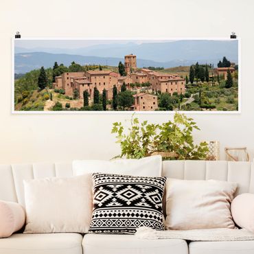 Poster - Toscana di Charme - Panorama formato orizzontale