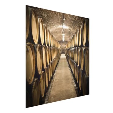 Quadro in forex - wine cellar - Quadrato 1:1