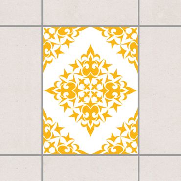 Adesivo per piastrelle - Tile Pattern White Light Grey 20cm x 20cm