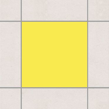 Adesivo per piastrelle - Colour Lemon Yellow 25cm x 20cm