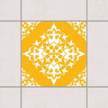Adesivo per piastrelle - Tile Pattern Melon Yellow 25cm x 20cm