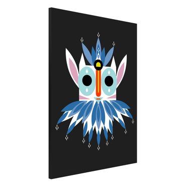 Lavagna magnetica - Collage Mask Ethnic - Gnome - Formato verticale 2:3
