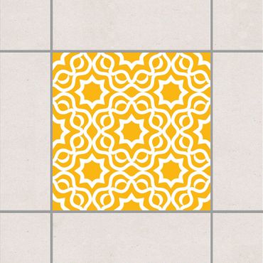 Adesivo per piastrelle - Islamic Melon Yellow 15cm x 15cm