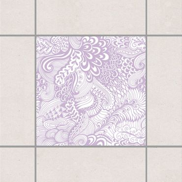 Adesivo per piastrelle - Poseidon's Garden Lavender 25cm x 20cm