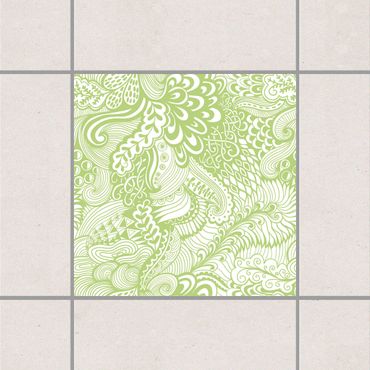 Adesivo per piastrelle - Poseidon's Garden Spring Green 25cm x 20cm