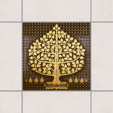 Adesivo per piastrelle - Tree of Dreams 15cm x 15cm