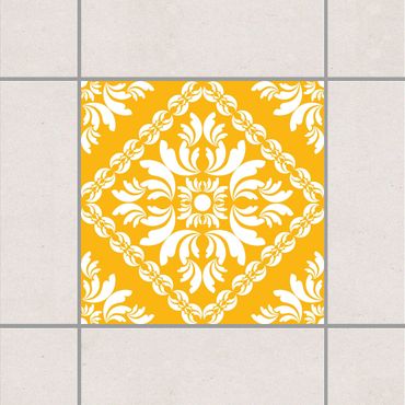 Adesivo per piastrelle - Vera Rosa Melon Yellow 15cm x 15cm