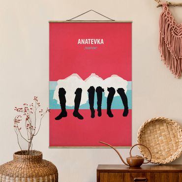 Foto su tessuto da parete con bastone - Film Poster Anatevka II - Verticale 3:2