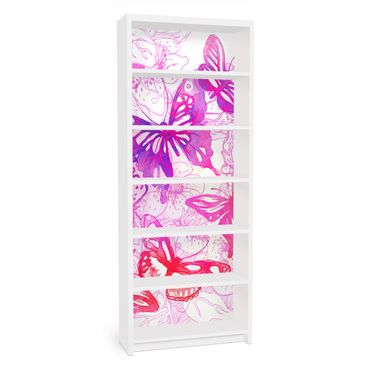 Carta adesiva per mobili IKEA - Billy Libreria - Butterfly Dream