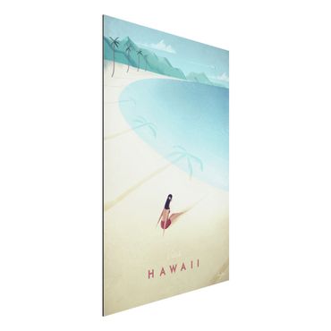 Stampa su alluminio - Poster Viaggi - Hawaii - Verticale 3:2
