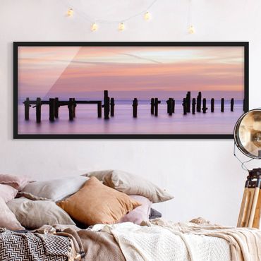 Poster con cornice - Romanticismo Del Mare - Panorama formato orizzontale
