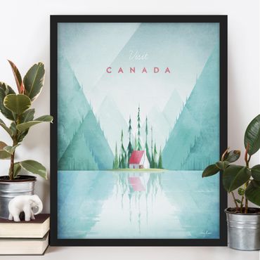 Poster con cornice - Poster di viaggio - Canada - Verticale 4:3