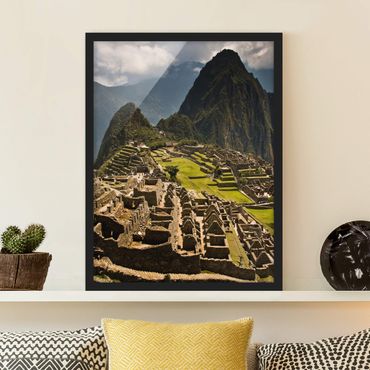 Poster con cornice - Machu Picchu - Verticale 4:3