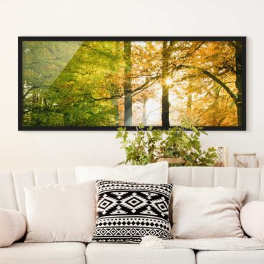 Poster con cornice - Morning Light - Panorama formato orizzontale