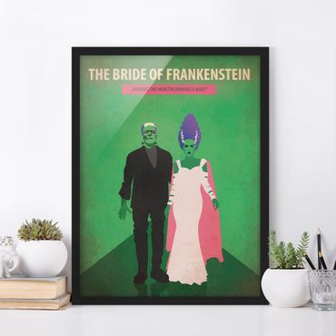 Poster con cornice - Poster del film La moglie di Frankenstein - Verticale 4:3