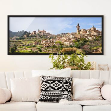 Poster con cornice - Valldemossa Rural - Panorama formato orizzontale