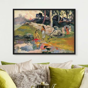 Poster con cornice - Paul Gauguin - Riverside - Orizzontale 3:4