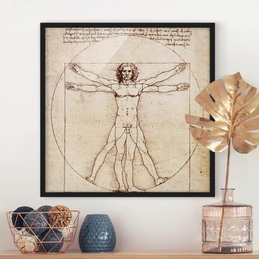 Poster con cornice - Da Vinci - Quadrato 1:1