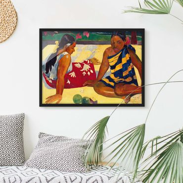 Poster con cornice - Paul Gauguin - Women Of Tahiti - Orizzontale 3:4