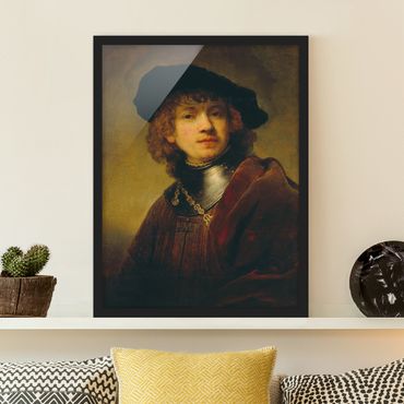 Poster con cornice - Rembrandt Van Rijn - Self-Portrait - Verticale 4:3