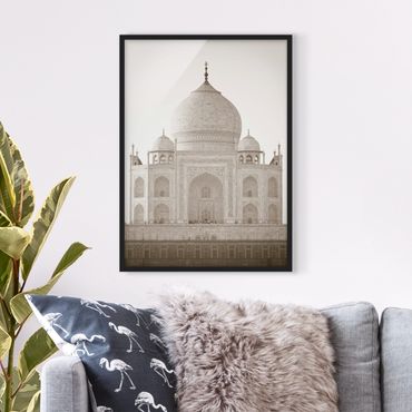 Poster con cornice - Taj Mahal - Verticale 4:3