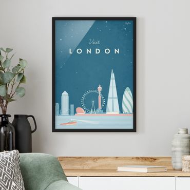 Poster con cornice - Poster Viaggio - Londra - Verticale 4:3