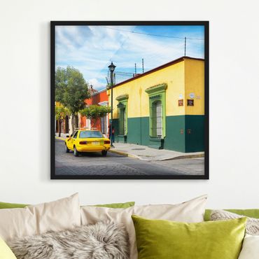 Poster con cornice - Colorful Mexican Street - Quadrato 1:1