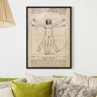 Poster con cornice - Da Vinci - Verticale 4:3
