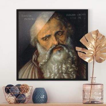 Poster con cornice - Albrecht Dürer - The Apostle Philip - Quadrato 1:1