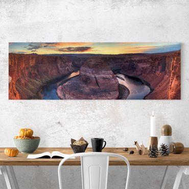 Stampa su tela - Colorado River Glen Canyon - Panoramico