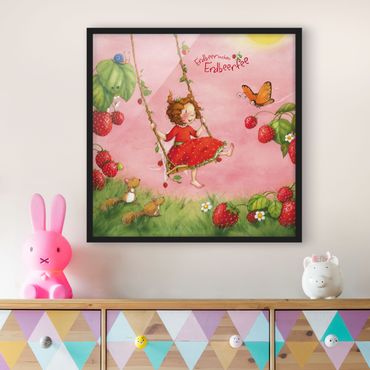 Poster con cornice - The Strawberry Fairy - Tree Swing - Quadrato 1:1