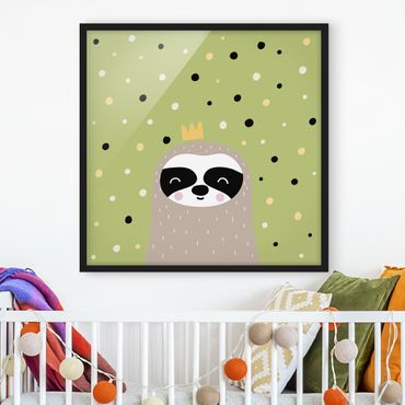 Poster con cornice - Il bradipo pigro