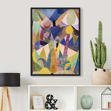 Poster con cornice - Paul Klee - Mild Tropical Landscape - Verticale 4:3