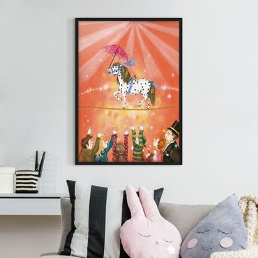 Poster con cornice - Circus Pony Micki - Verticale 4:3