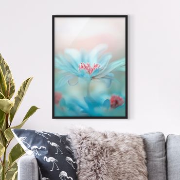 Poster con cornice - Delicate Flowers In Pastel - Verticale 4:3
