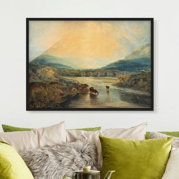Poster con cornice - William Turner - Clearing Up - Orizzontale 3:4