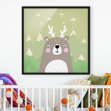 Poster con cornice - Wolpertinger Bears