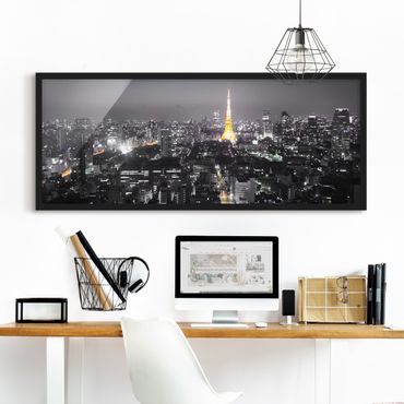 Poster con cornice - Tokyo - Panorama formato orizzontale