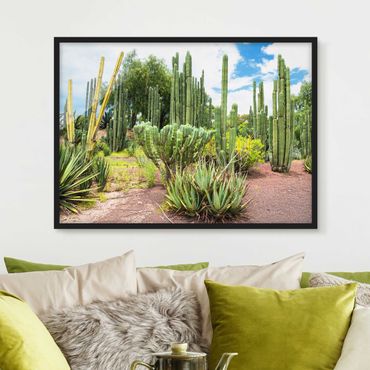 Poster con cornice - Cactus Landscape - Orizzontale 3:4