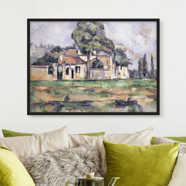 Poster con cornice - Paul Cézanne - Banks Of The Marne - Orizzontale 3:4