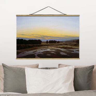 Foto su tessuto da parete con bastone - Caspar David Friedrich - La cabina Big - Orizzontale 2:3