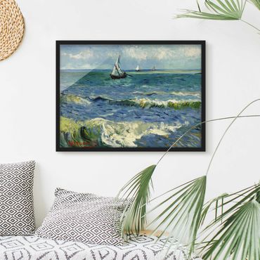Poster con cornice - Vincent Van Gogh - Seascape - Orizzontale 3:4