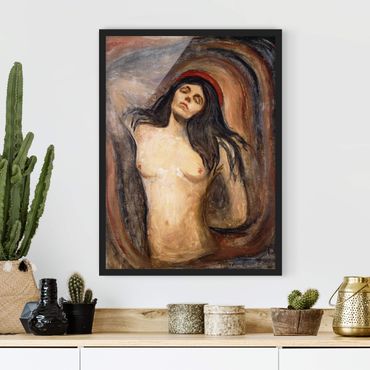 Poster con cornice - Edvard Munch - Madonna - Verticale 4:3