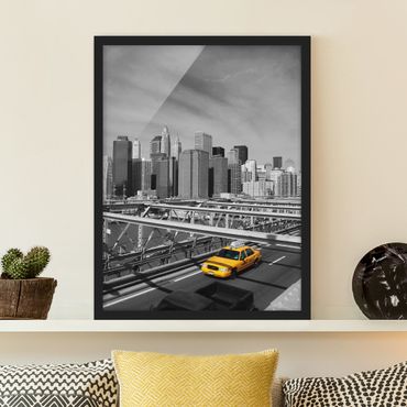 Poster con cornice - Taxi Trip To The Other Side - Verticale 4:3