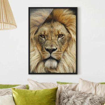 Poster con cornice - Wisdom Of Lion - Verticale 4:3