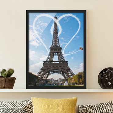 Poster con cornice - Paris - City Of Love - Verticale 4:3
