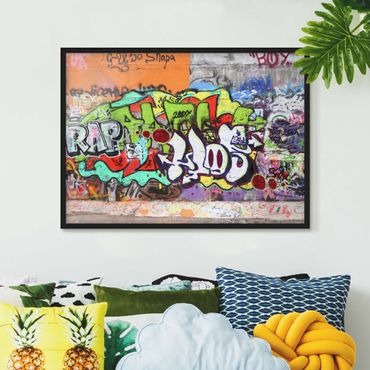 Poster con cornice - Graffiti Wall - Orizzontale 3:4